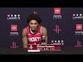 Amen Thompson with a Press Conference vs Clippers