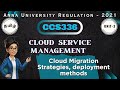 Cloud Migration Strategies and Deployment Methods in Tamil | CCS336 Cloud Service Management.