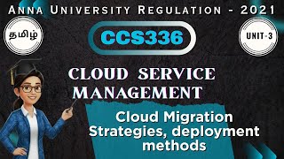 Cloud Migration Strategies and Deployment Methods in Tamil | CCS336 Cloud Service Management.