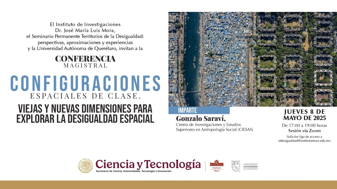 Conferencia magistral Configuraciones espaciales de clase