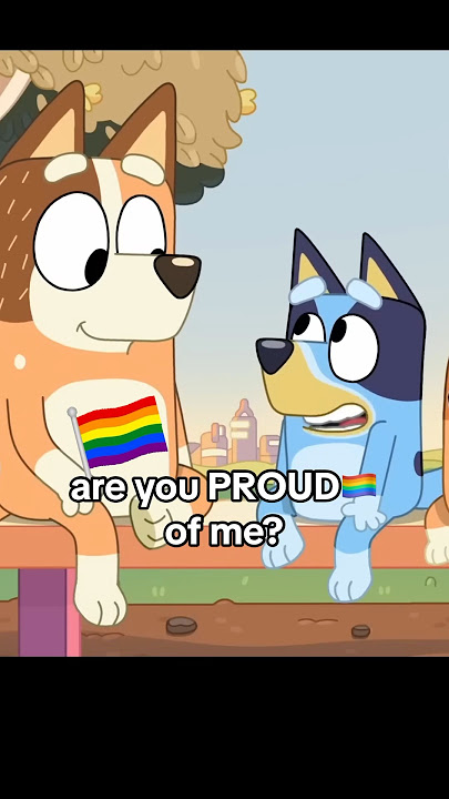 BLUEY’S FIRST GAY COUPLE! 🏳️‍🌈 #gaynews #bluey #lgbtq