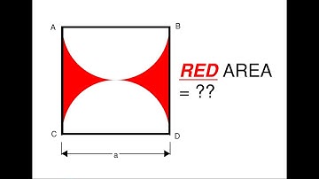 Can You Find the Red Area in This Square? Test Your Math Skills Part 8