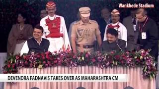 Devendra Fadnavis takes oath as Maharashtra Chief Minister