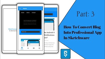 #3 How To Convert Blog Into Professional App In Sketchware | The Last Part🔥