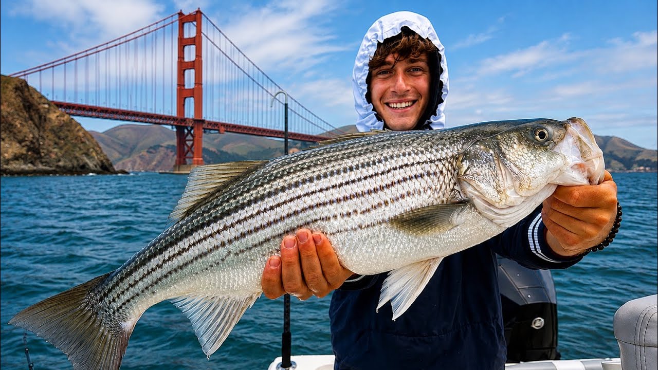 HUGE Fish Feeding On Live Anchovies | Bay Area Fishing