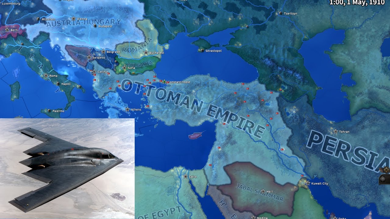 WHAT IF OTTOMANS HAD MODERN EQUIPMENT IN WW1  / HOI4 TIMELAPSE