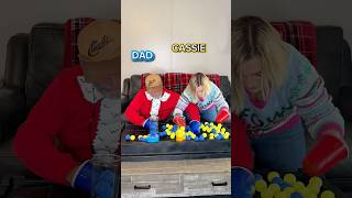 Reindeer hands challenge! 🦌 #holidays #christmasgames #challenge #fungames
