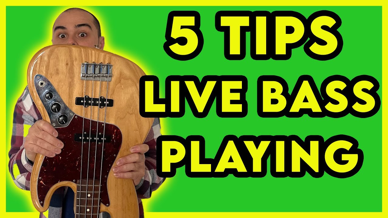 5 IMPORTANT TIPS for BEGINNER Live Bass Players YouTube