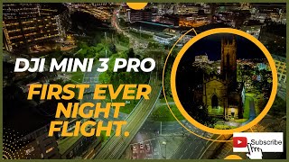 DJI Mini 3 Pro first ever night flight.