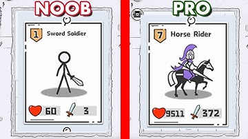 PRO vs NOOB in Merge Master: STICKMAN Battle - Android Game