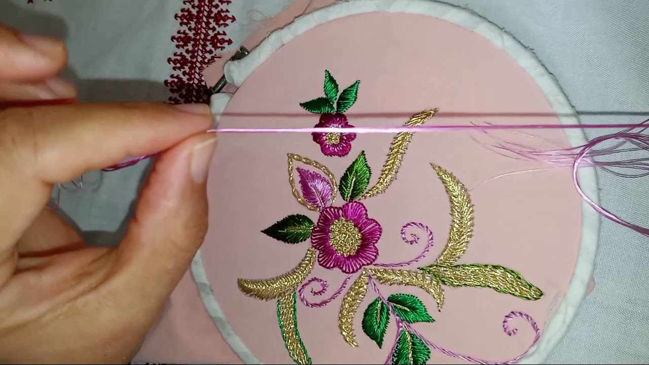 وريقات بالطرز الرباطي للمبتدئات😍💓