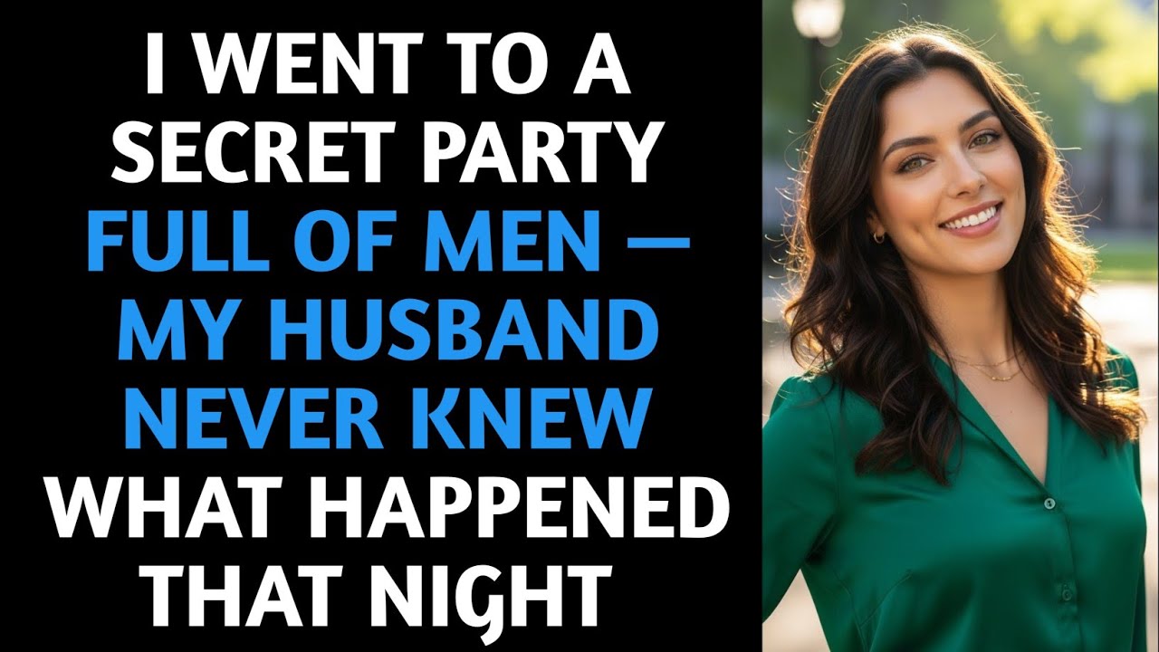 “I Went to a Secret Party Full of Men — My Husband Never Knew What Happened That Night