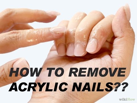 How to Remove Acrylic Nails at Home - YouTube