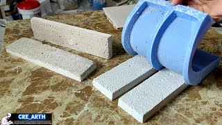 How to make silicone mold for expose bricks