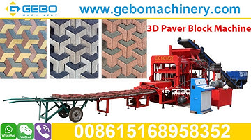 New QT4-18 automatic hydraulic interlock colored 3D paver block making machine in Harare, Zimbabwe