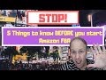 5 Things to know before you start selling on Amazon FBA