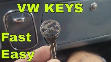 VW KEYS - Classic VW - Bus - Beetle - Bug  the fast and easy way
