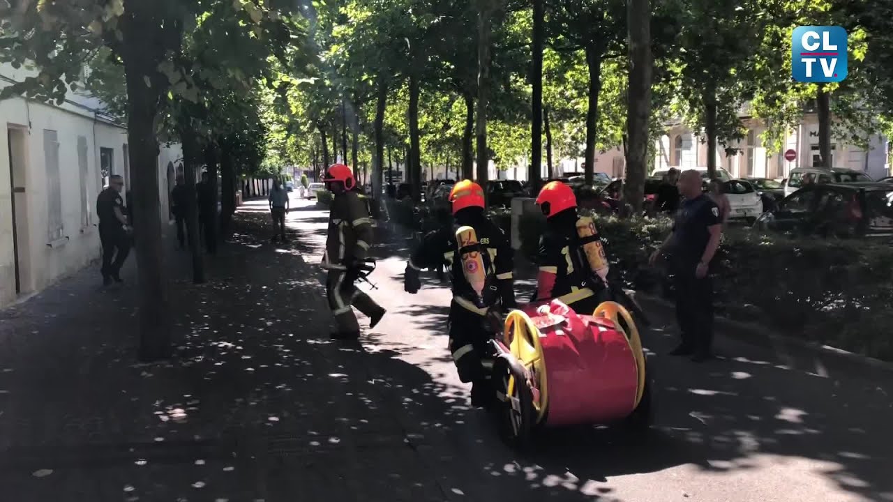 Incendie en plein centre ville de Cognac