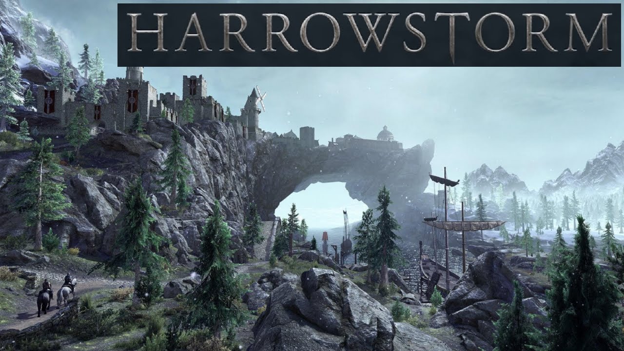 ESO HARROWSTORM Main Theme! - (Dark Heart of Skyrim) Elder Scrolls ...