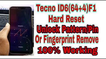 Tecno ID6(64+4)F1 Hard Reset//Unlock Pattern & Pin Or Fingerprint Remove 100% Working By Tech Babul