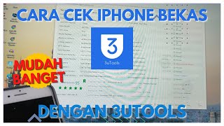 CARA CEK IPHONE DENGAN 3UTOOLS MUDAH BANGET