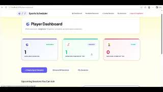 Sports Scheduler | Full Stack Web Application | WD501 Capstone Project