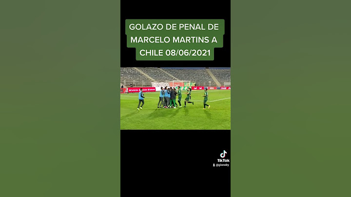 GOLAZO DE PENAL DE MARCELO MARTINS A CHILE 08/06/2021- Eliminatoria Qatar 2022