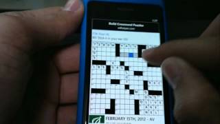 Lumiappaday #117: Crosswords Free on the Nokia Lumia 800 screenshot 5
