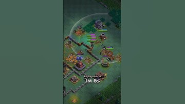 Builder Base Attack Tricks Part 15: Using Cannon Carts in #clashofclans #shortsfeed #coc #viral #fyp
