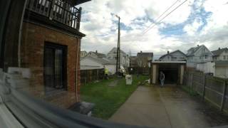 time lapse new utility pole