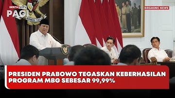 🔴 LIVE | Presiden Prabowo Tegaskan Keberhasilan Program MBG Sebesar 99,99% - Beritasatu Pagi