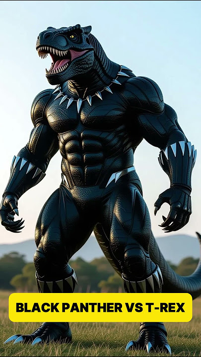 Wakanda's New Warrior! #shorts #dinosaur #blackpanther #avengers
