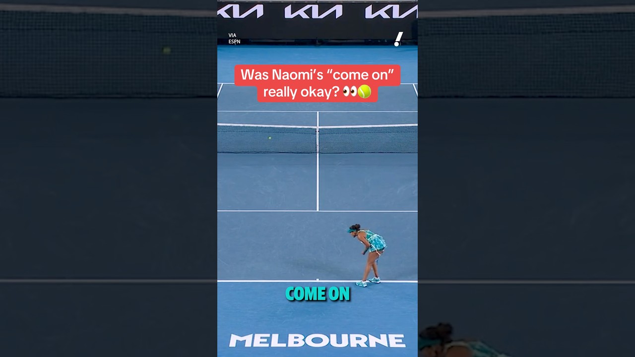 Explaining why Naomi Osaka’s “come on” didn’t result in a warning at the 