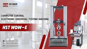 ISO 6892-1, ASTM E8,  HST WDW-E Universal Testing Machine-Material test for Metal,rubber,plastic,ect