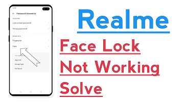 Realme Phone Face Lock Not Working Problem Solve