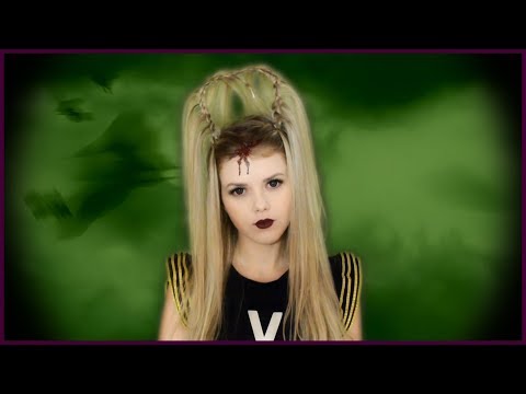 Прическа на ХЭЛЛОУИН 🎃🎃🎃 Halloween Hairstyle Tutorial