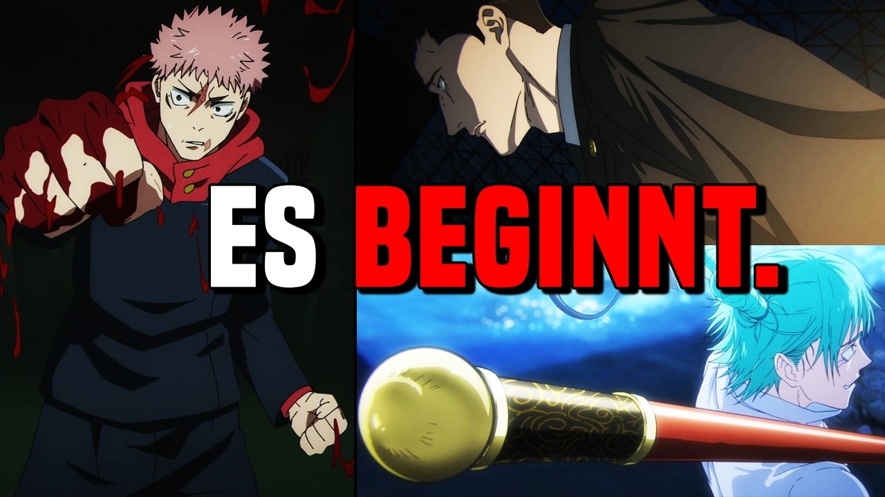 NUR NOCH 5 FOLGEN! YUJI & MEGUMI JAGEN HIGURUMA & KASHIMO IN JUJUTSU KAISEN!