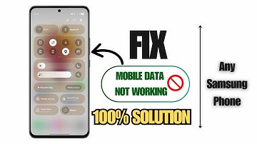 How to Fix Mobile Data Not Working on Any Samsung Phone (2025 Ultimate Guide)!
