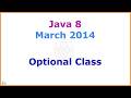13 - Java - 8 - Optional Class