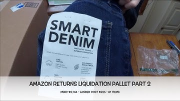 bizarREsale Amazon Return Apparel Liquidation Pallet Unboxing Box 2