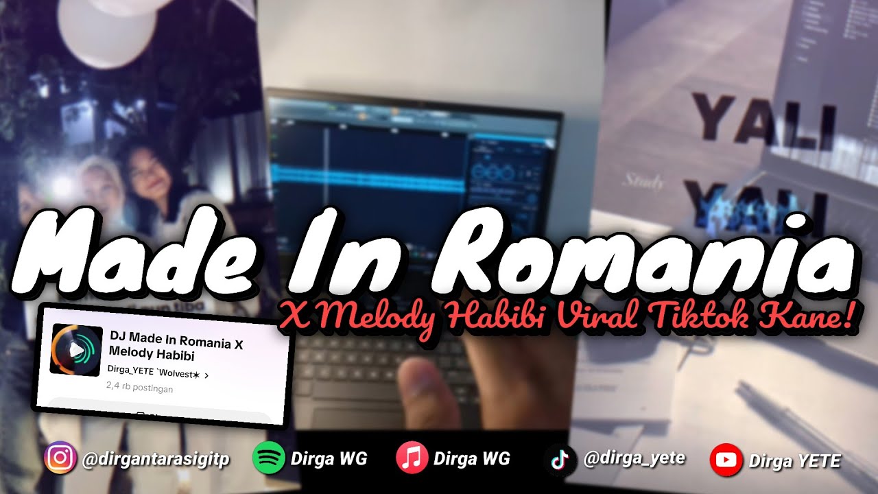 DJ MADE IN ROMANIA X MELODY HABIBI X RESET MY LIFE VIRAL TIKTOK YANG KALIAN CARI CARI!!! 🎧