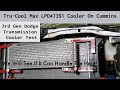 Transmission Cooler Test On 3rd Gen Cummins - Part One - Fab & Installation