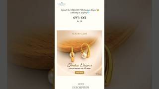 I found the PERFECT ₹96 Designer Dupe! 😱 Unboxing &amp; Styling 💎 #meeshohaul #earrings
