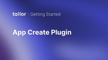 app create plugin