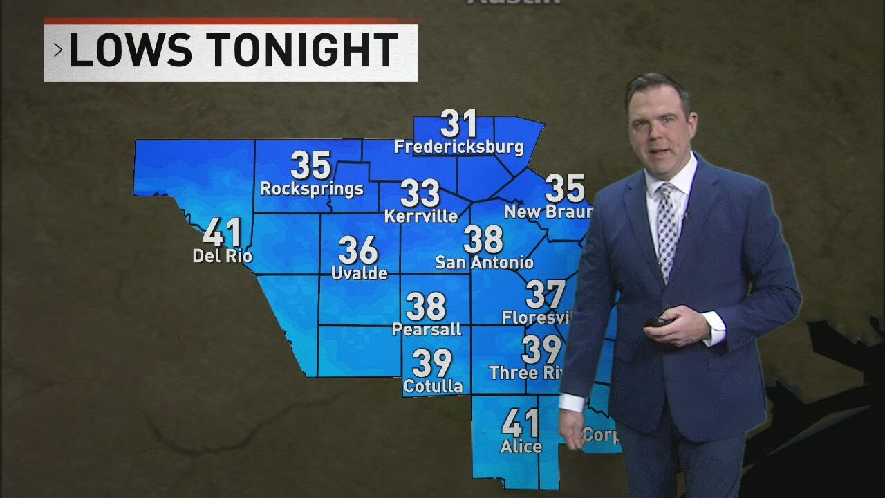 Chilly, cloudy with light rain chances today, freeze possible on ...