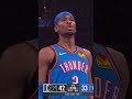 Shai Gilgeous-Alexander missed 2 consecutive free throws.