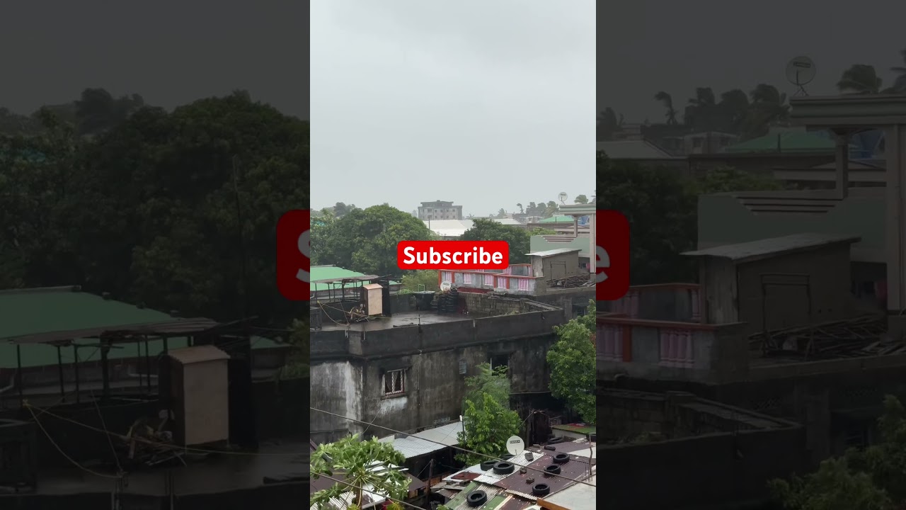 Hitting Hard #cyclone #Gezani #foryou #shorts #alert #emergency #stayhome #staysafe #trending #rain