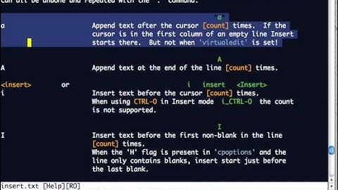 VIM; Selecting columns with visual block mode