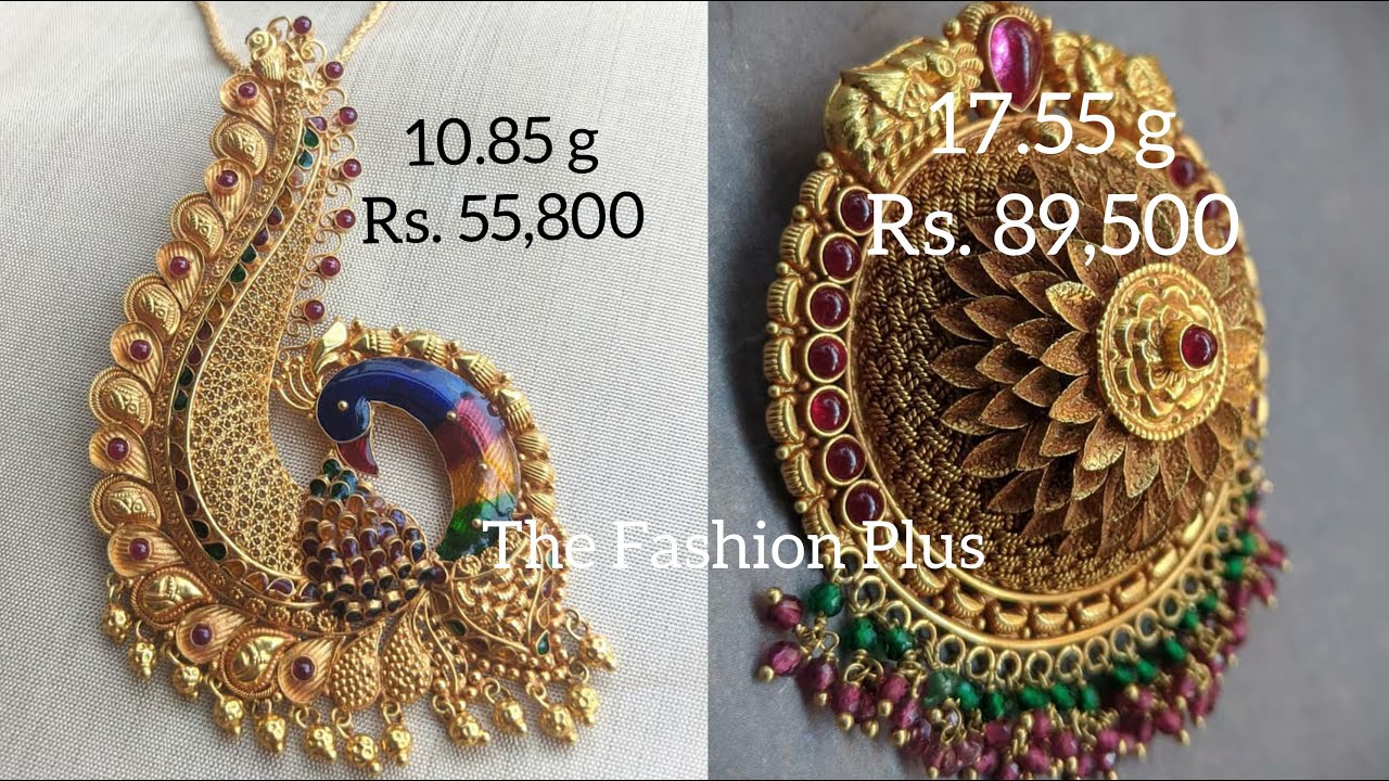 Latest Gold Pendant ||LOCKET|| Design 