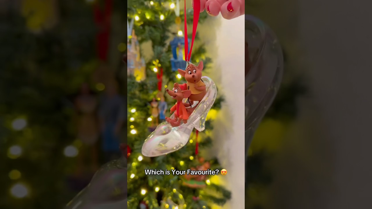 Which is ur fave?🎄 #disney #disneydecorations #christmastree #christmas2024 #christmasdecor #xmas